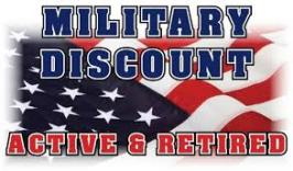 deal for 10% Military Discount on select services