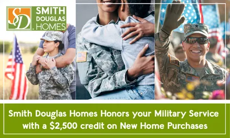 deal for Claim your $2,500 credit on new home purchases as a thank you for your military service. Act now to take advantage of this special offer!