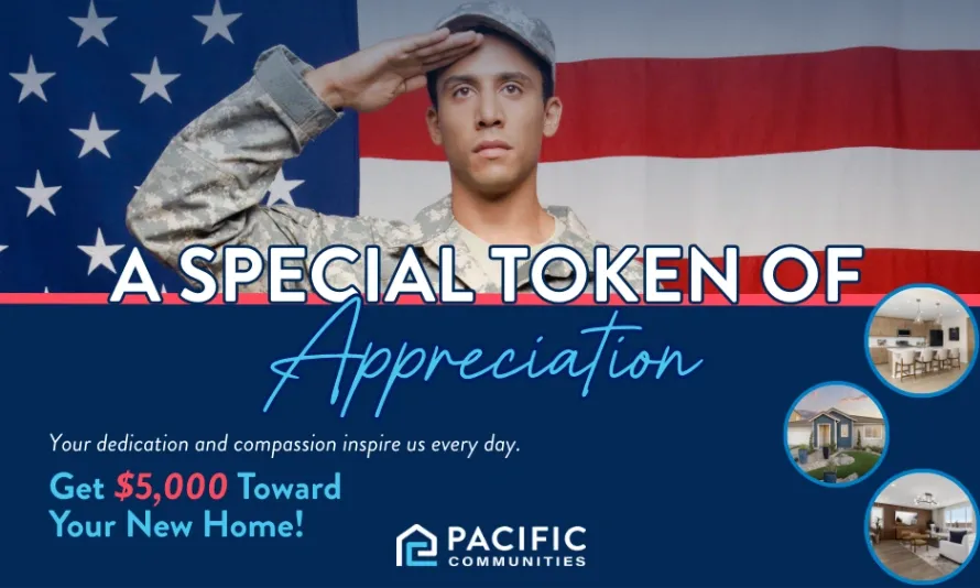 deal for Claim your $5,000 upgrade credit towards flooring, cabinets, or appliances in West and East Palmdale and  West and East Lancaster homes. Act now!