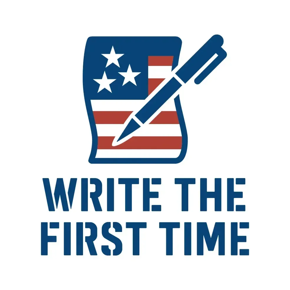 Write The First Time Logo